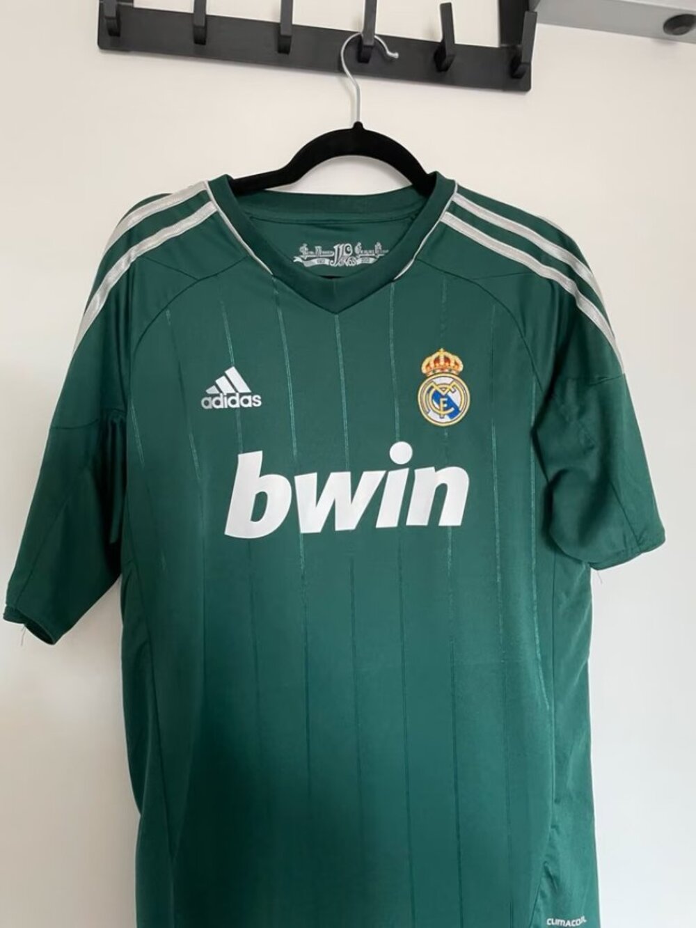 Adidas Real Madrid 2012/13 Third Kit Jersey — Green, Size L